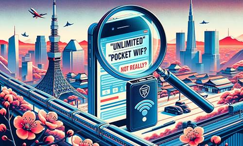 Does 'Unlimited Data' Really Exist in Japan Pocket WiFi Rental Plans? It's Unlikely.