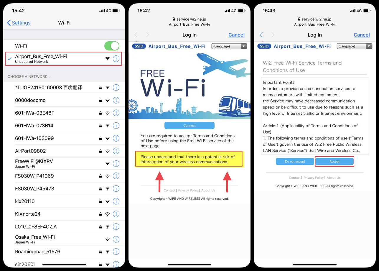 Free WiFi on Kansai Airport Limousine Bus [Tested]