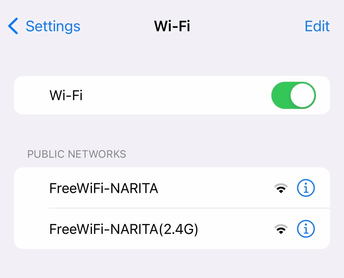 How to Connect to Narita Airport Free WiFi (+ Speed Test results)